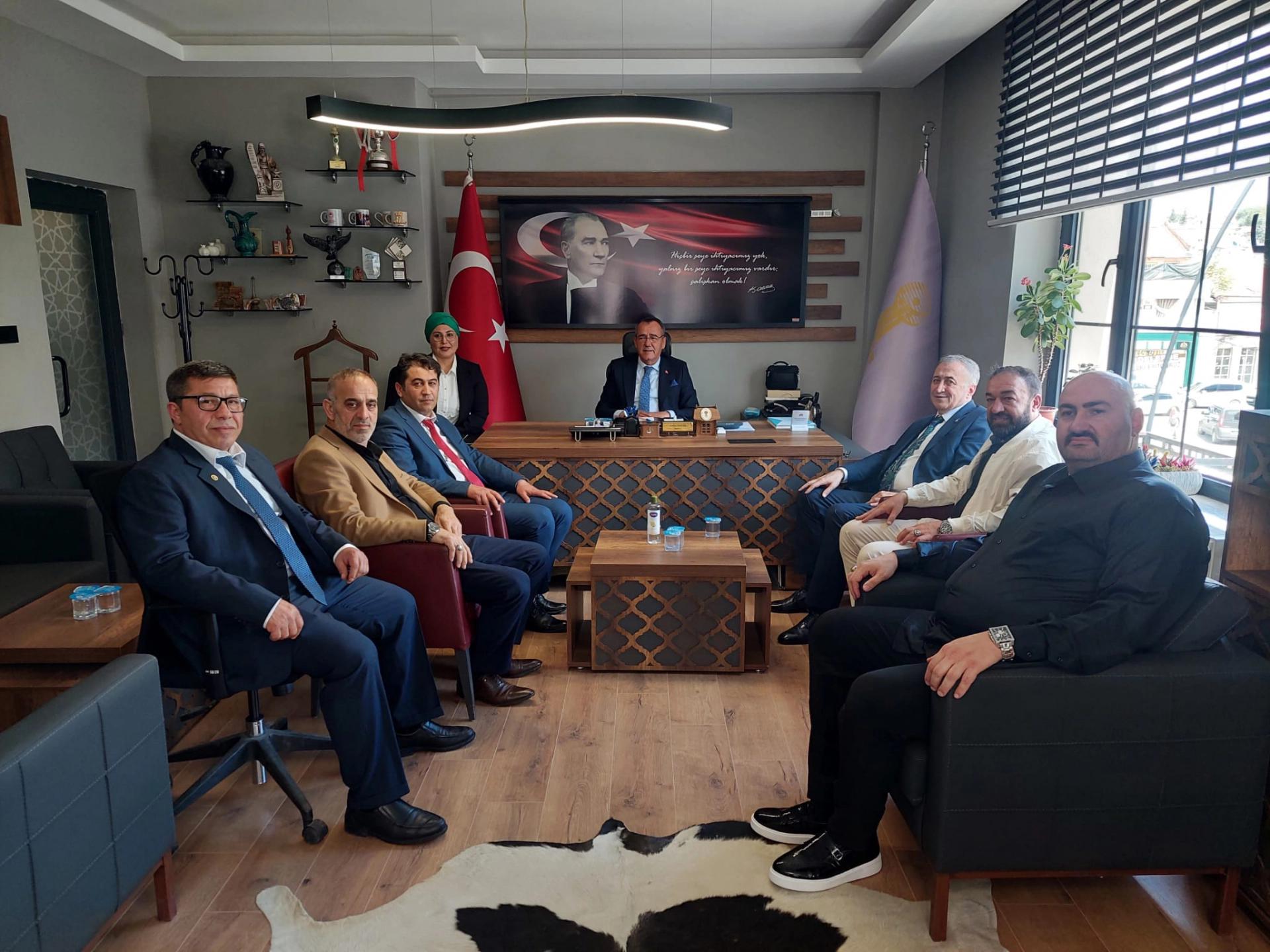 TÜRKİYE FIRINCILAR FEDERASYONU BAŞKANI SAYIN HALİL İBRAHİM BALCI BİRLİĞİMİZİ ZİYARET ETTİ