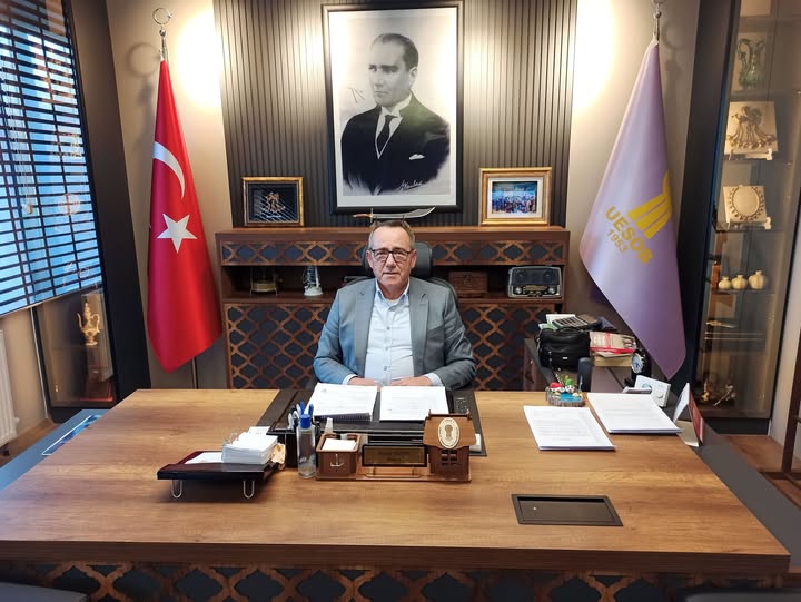 UESOB BAŞKANIMIZ SAYIN ATALAY SAVAŞTAN YENI YIL KUTLAMASI