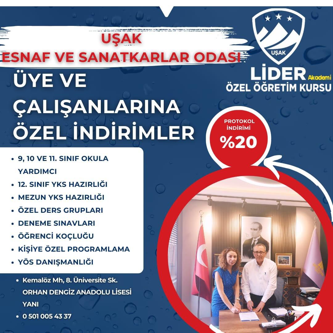BİRLİĞİMİZ, LİDER ÖZEL EĞİTİM KURSU İLE PROTOKOL İMZALAMIŞTIR