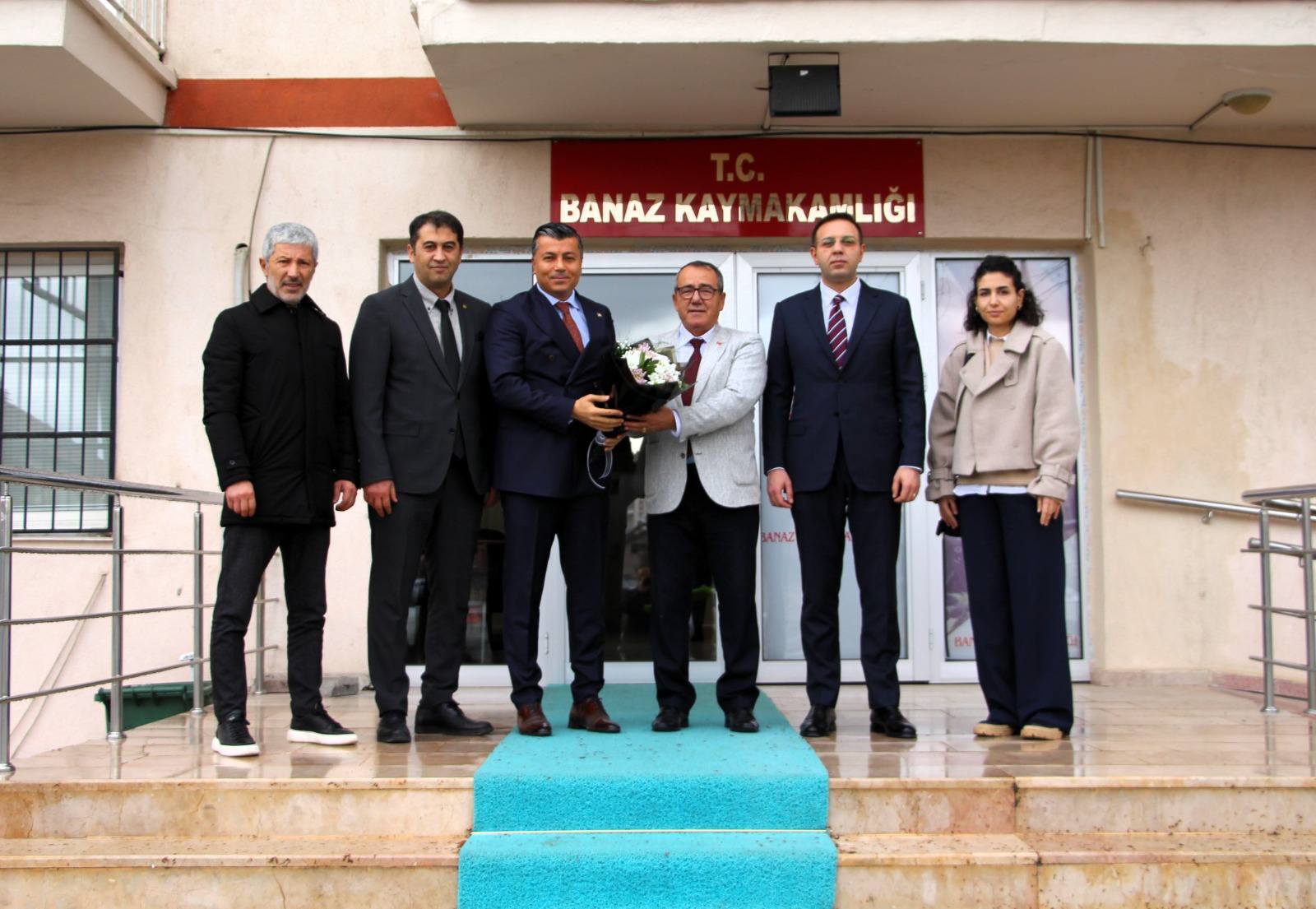 BİRLİĞİMİZDEN BANAZ KAYMAKAMINA VE BANAZ BELEDİYE BAŞKANINA ZİYARET